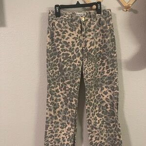 Abercrombie & Fitch Kids Leopard Print lightweight baggy Jeans